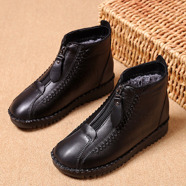 Aurelia | zimowe buty z miękką podeszwą i zamkiem